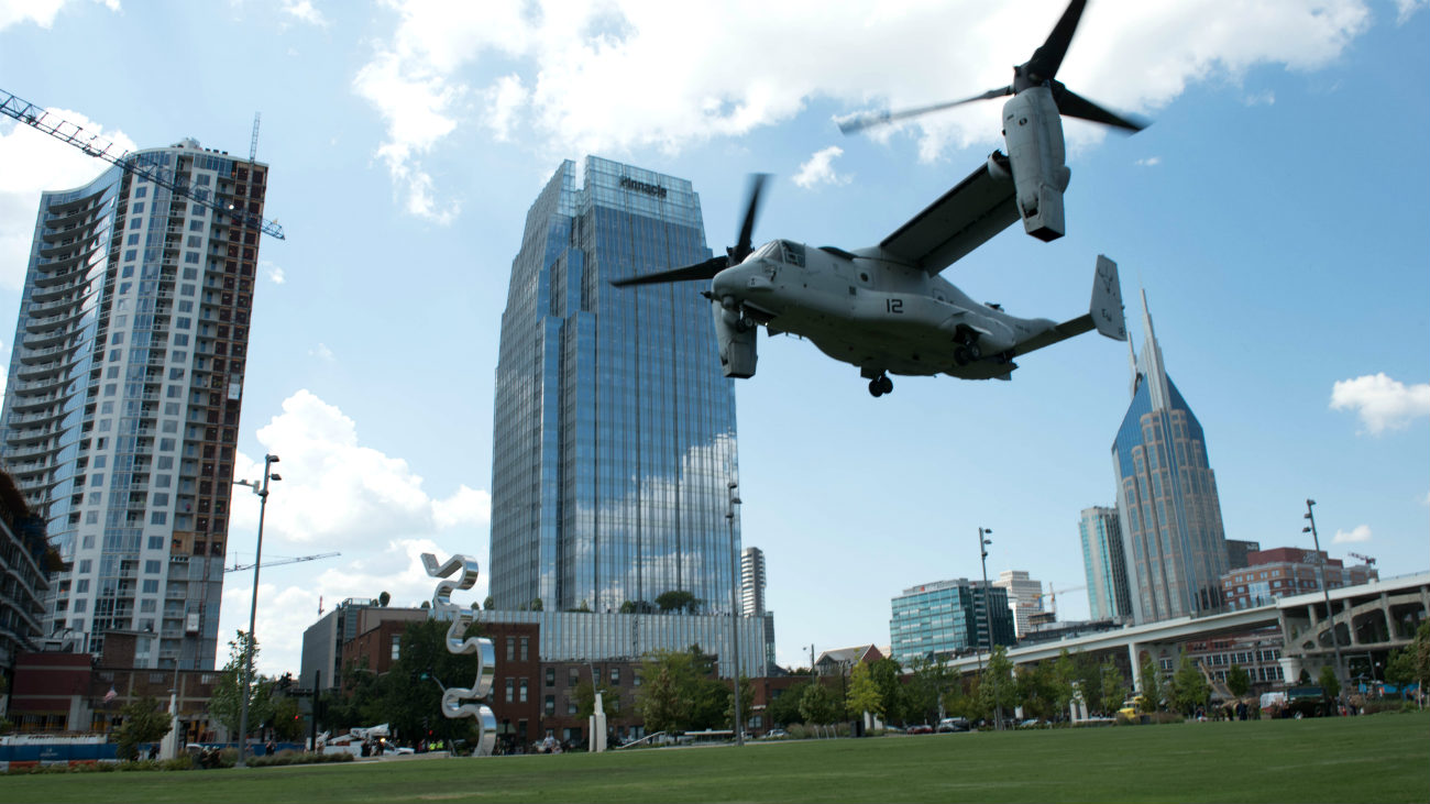 V-22 osprey Boeing Landing