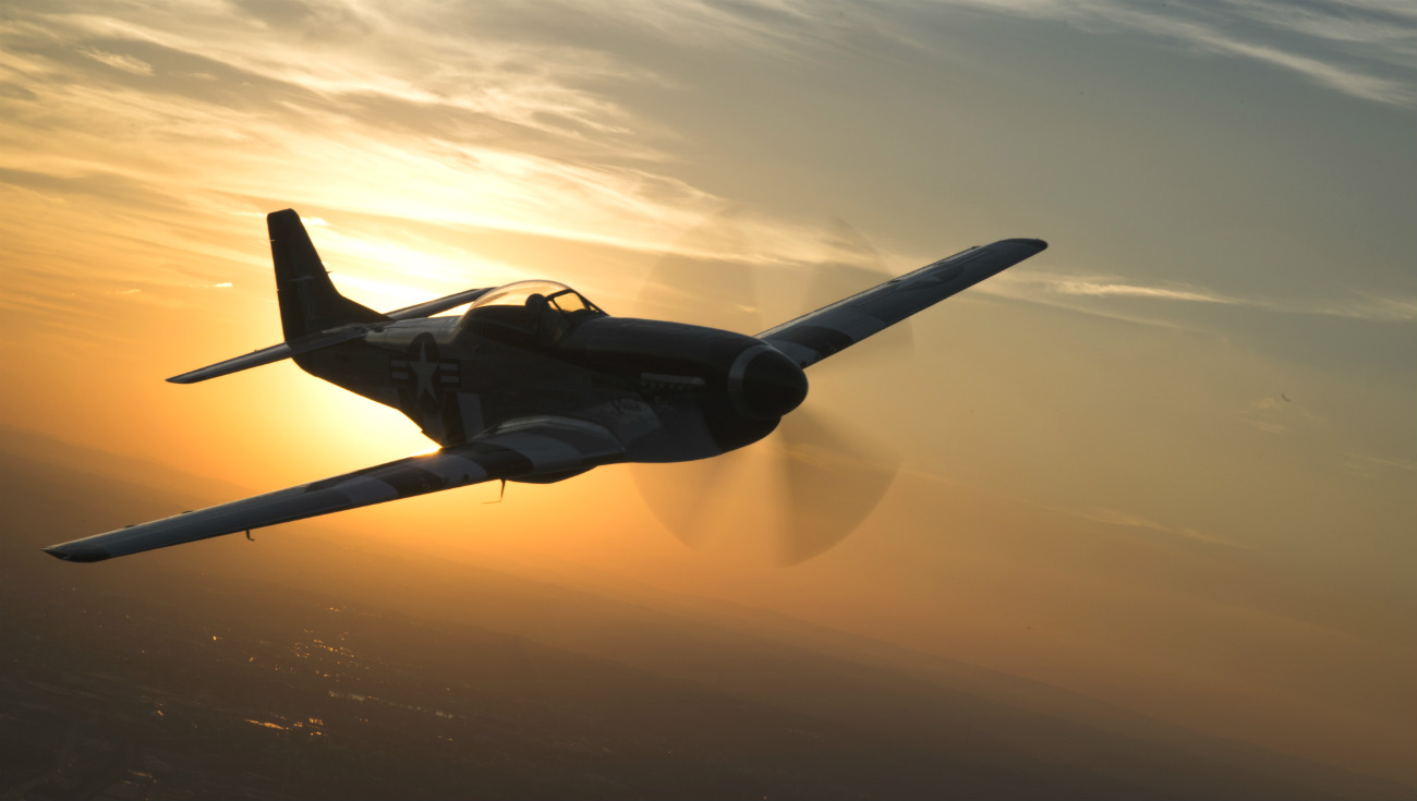 P-51 Mustang Sunset