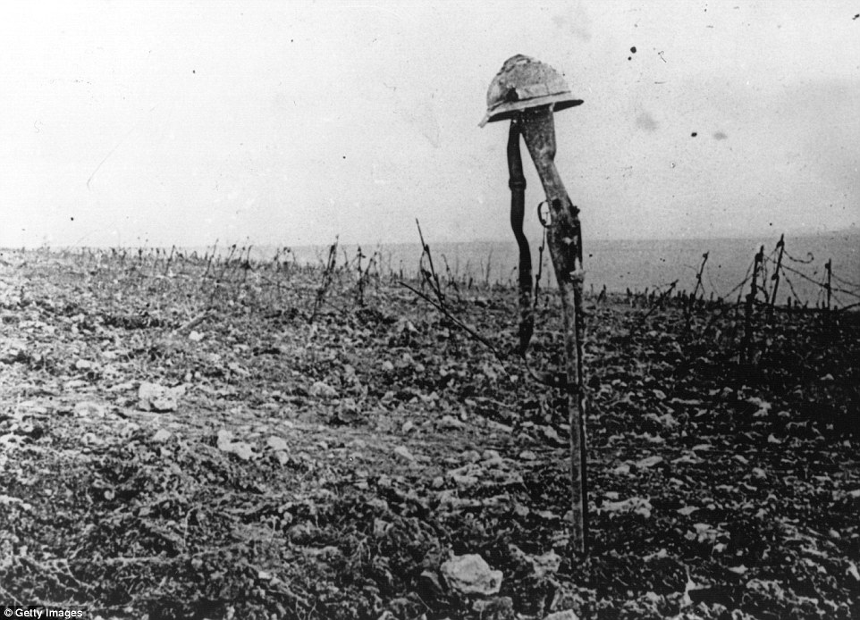 No Man's Land Between the Trenches of WWI