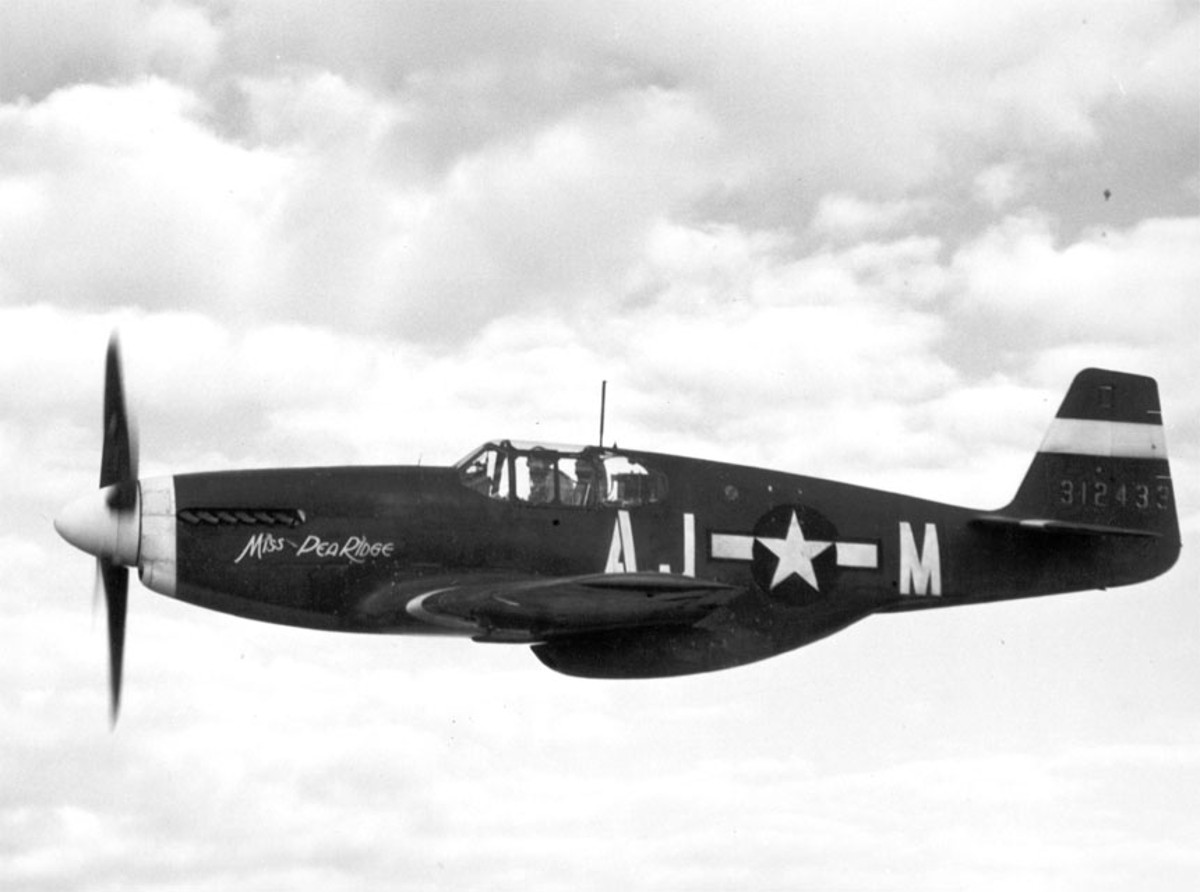 A USAF Mustang in Flight P-51 Mustang Facts