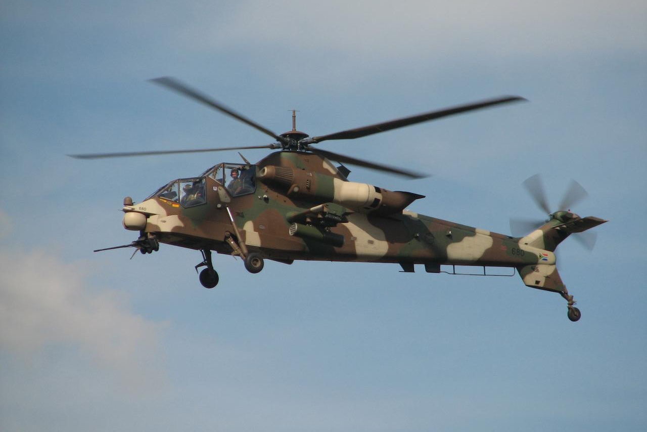 Denel Rooivalk Helicopter in Flight