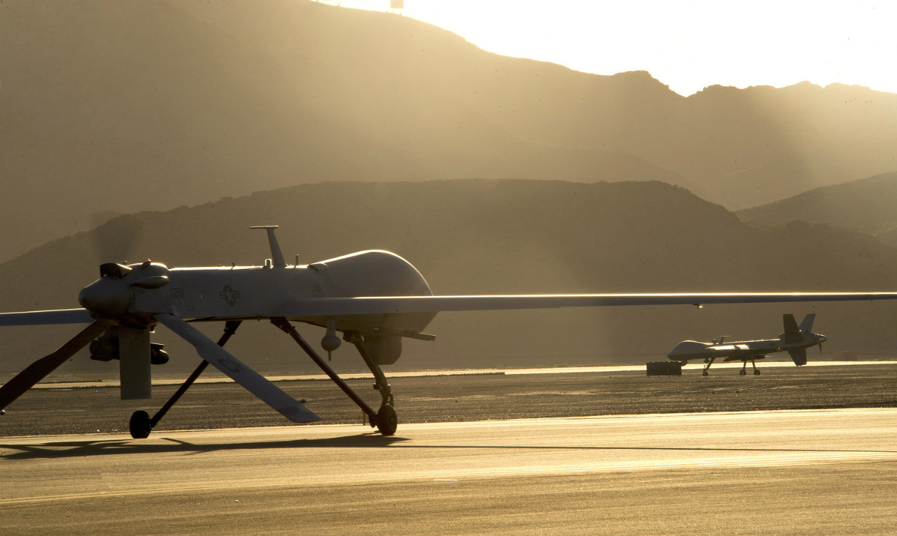 MQ-9 Reaper - Sunrise takeoff