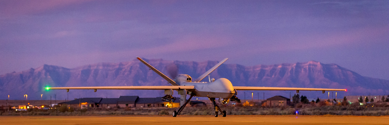 MQ-9 Reaper - Taxis back