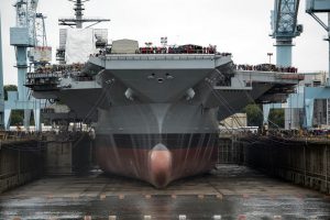 USS Gerald R Ford - Dry dock