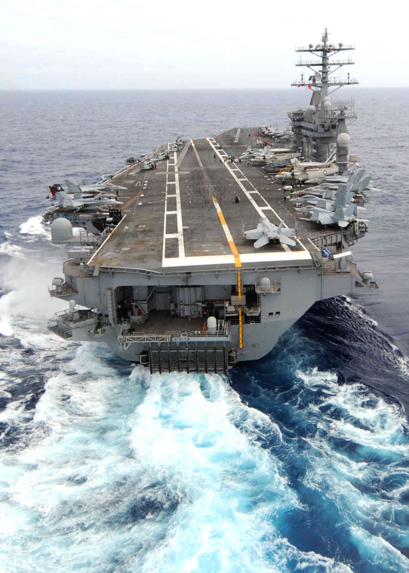 USS Nimitz back