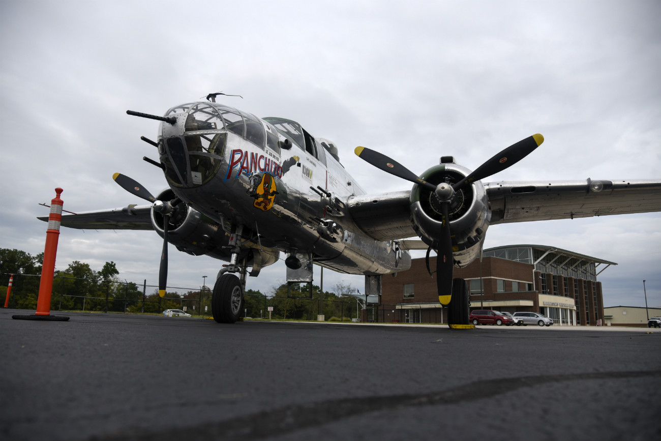 B-25 Mitchell prepares for a flight