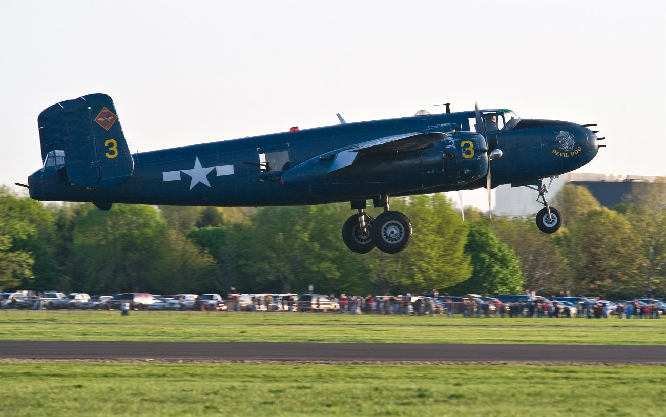 B-25 Mitchell to arrive at the National Museum