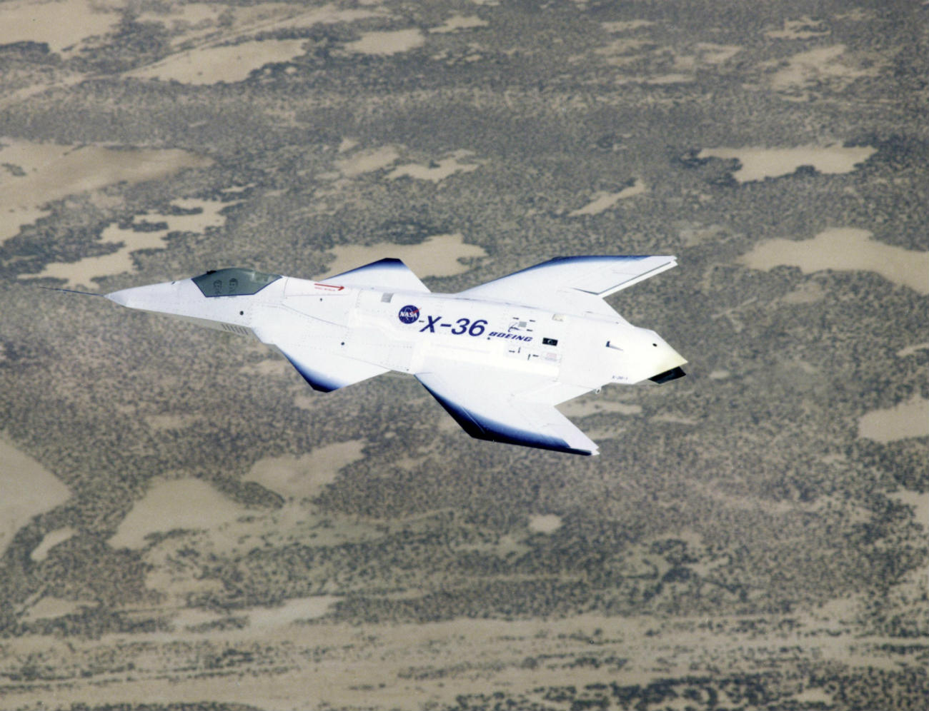 Boeing X-36 cruising altitude