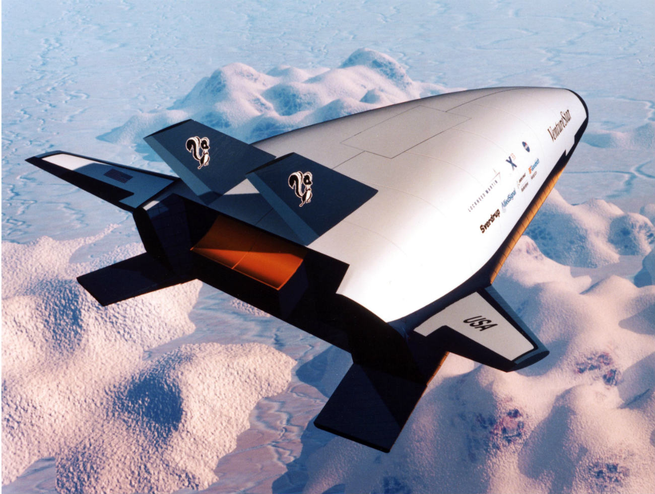 Lockheed Martin X-33 cruising altitude