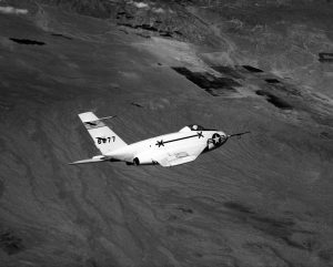 NASA Experimental Aircraft Images - Northrop X-4 Bantam cruising altitude