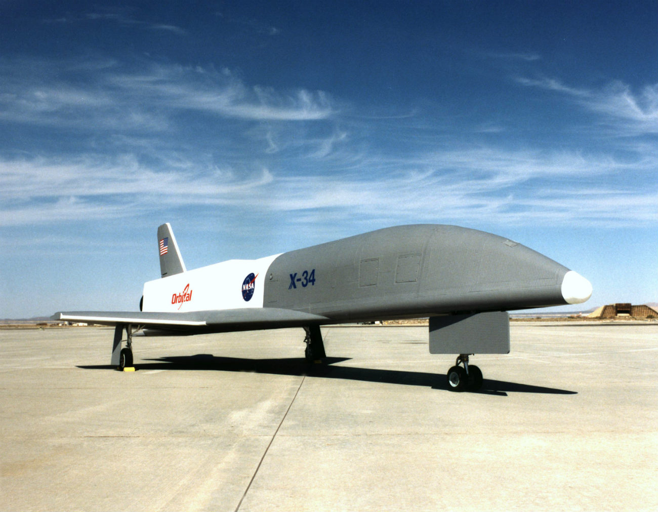 Orbital Sciences Corporation X-34 on the flight line