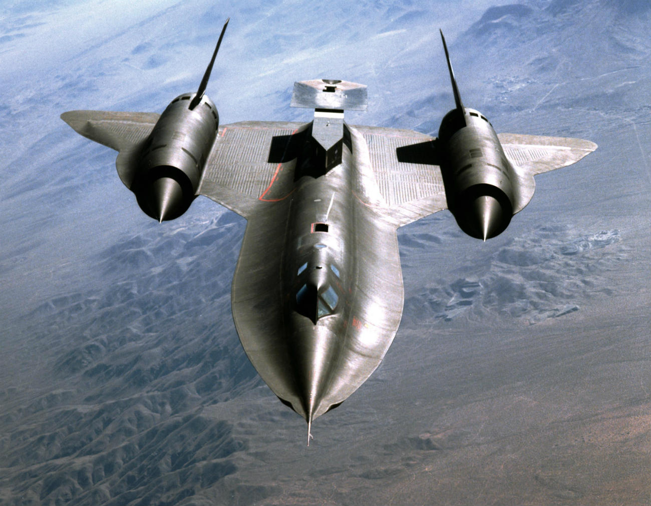 SR-71 Blackbird in flight