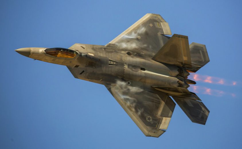 F-22 Raptor Top View 