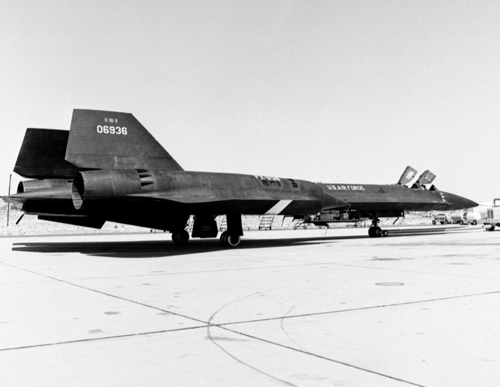 Lockheed YF-12 on runway