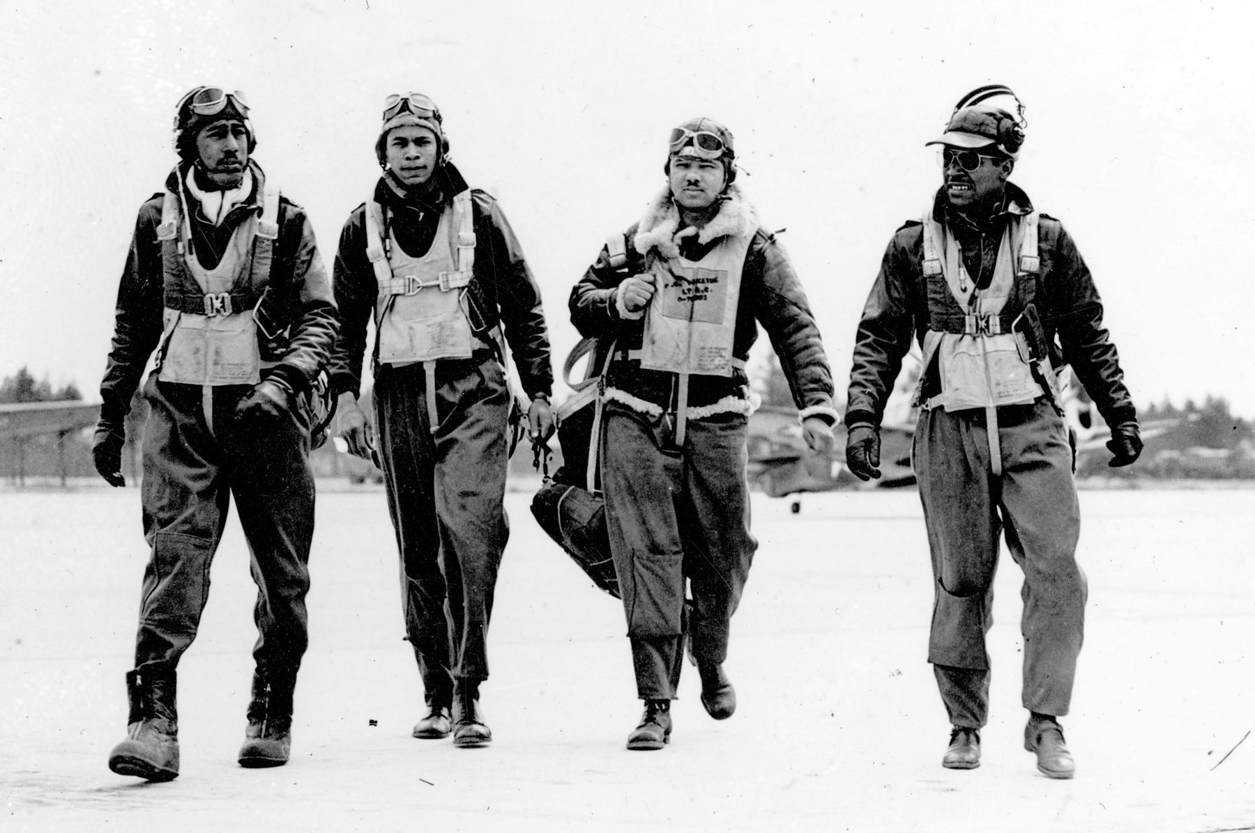 Incredible Images Of The Tuskegee Airmen First African American   The Tuskegee Airmen At Fort Meade 