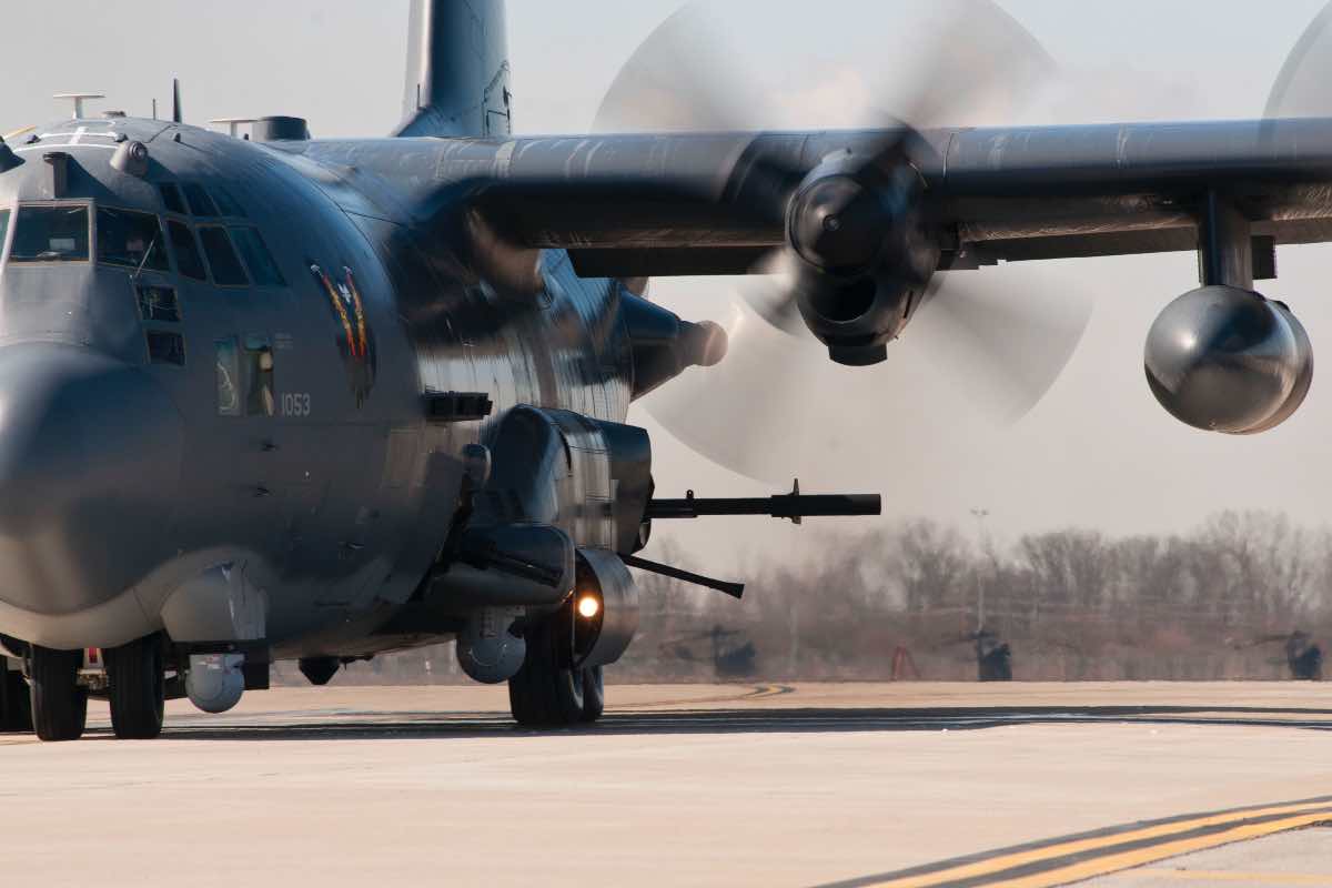 Lockheed AC-130U Spooky II Shows Off Its Power