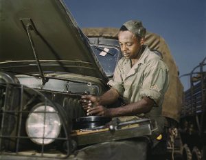 Motor maintenance mechanic in WWII