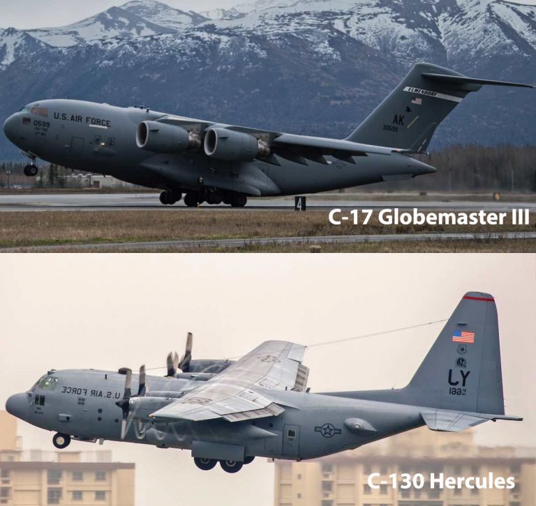 C-17 vs C-130 feature 1 | Military Machine