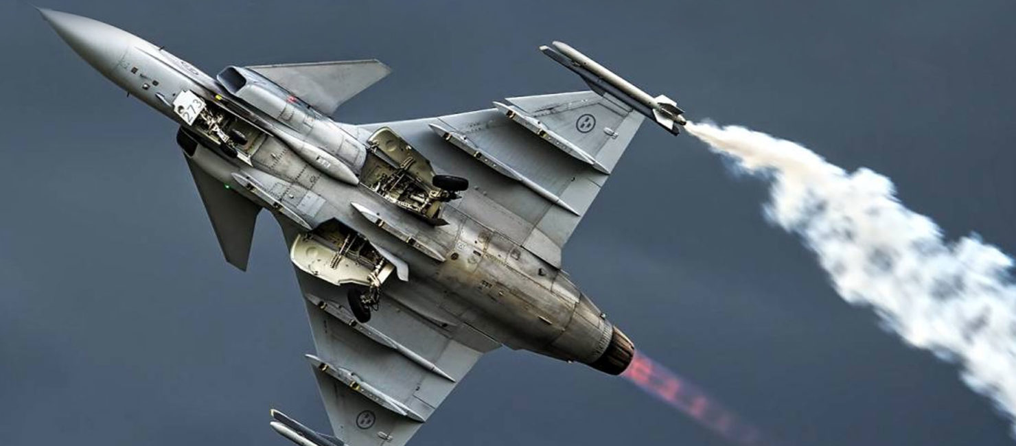 The Saab Jas 39 Gripen Air Superiority Fighter Military Machine