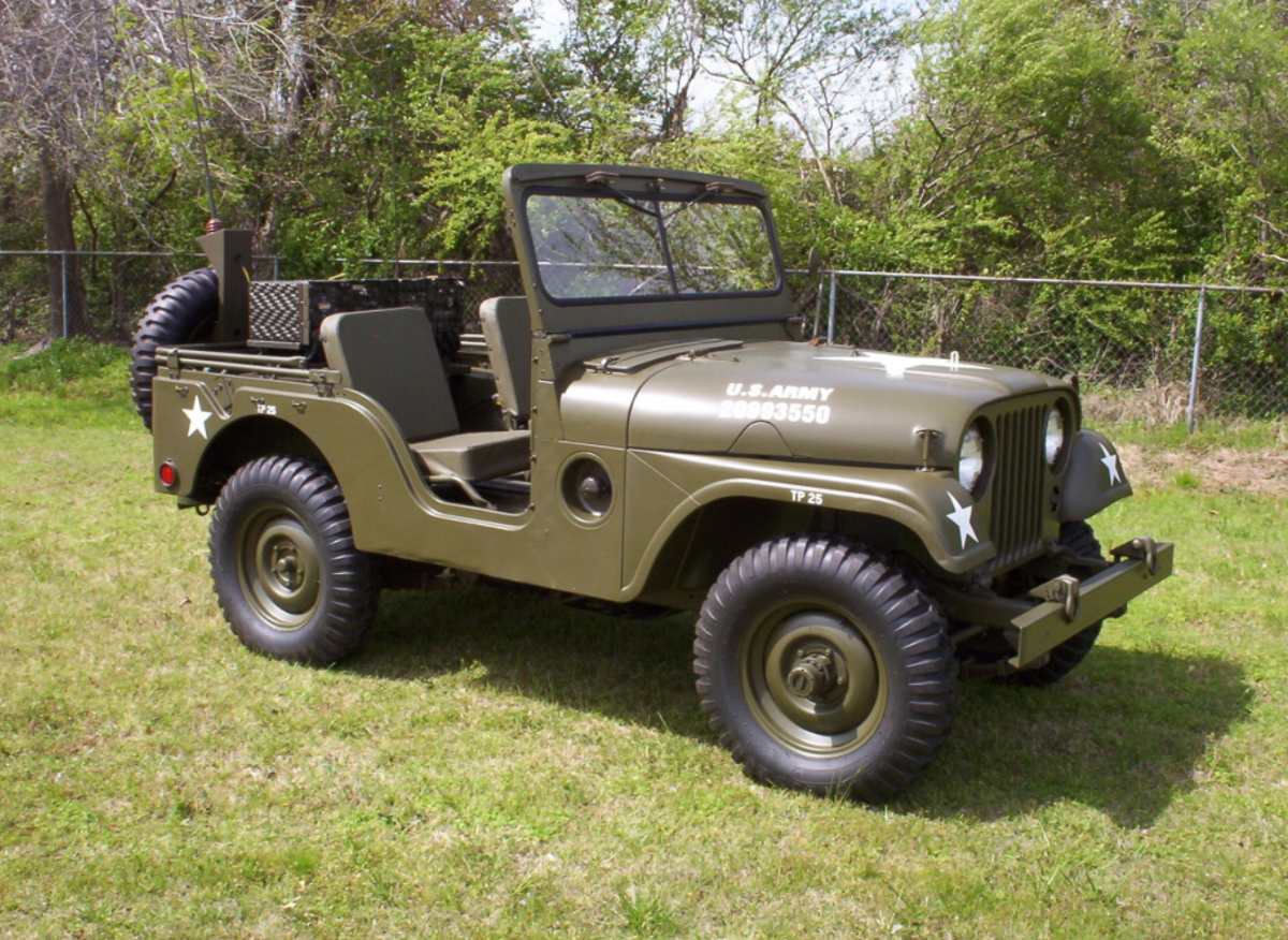 M38A1 Jeep for sale, in the backyard.