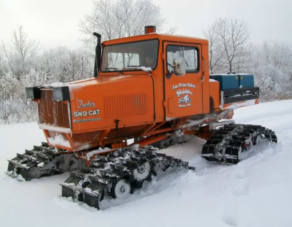 Tucker Sno-Cat seen in the snow - it's natural habitat.